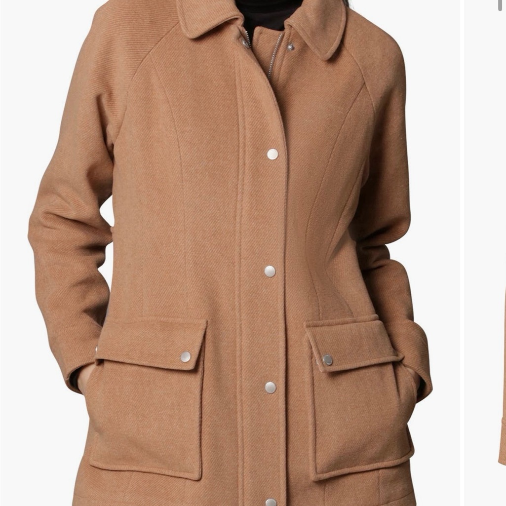 Avec Les Filles Tan Trench Coat Classic Tailored Fit